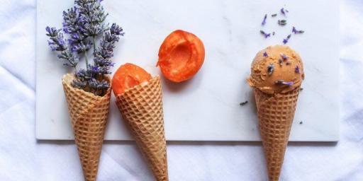 Apricot and Lavender Ice Cream Recipe