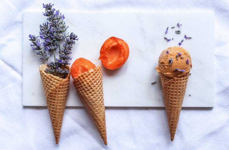 Apricot and Lavender Ice Cream Recipe