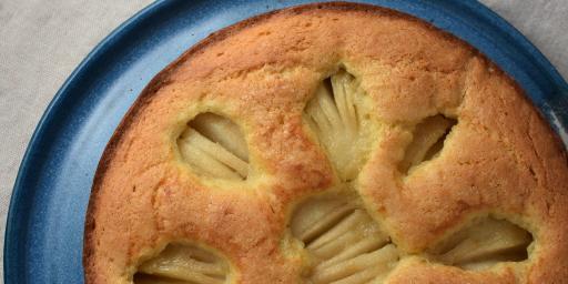 Sunken Pear Cake Versunkener Apfelkuchen