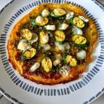 Socca Pizza Courgette Gluten-Free