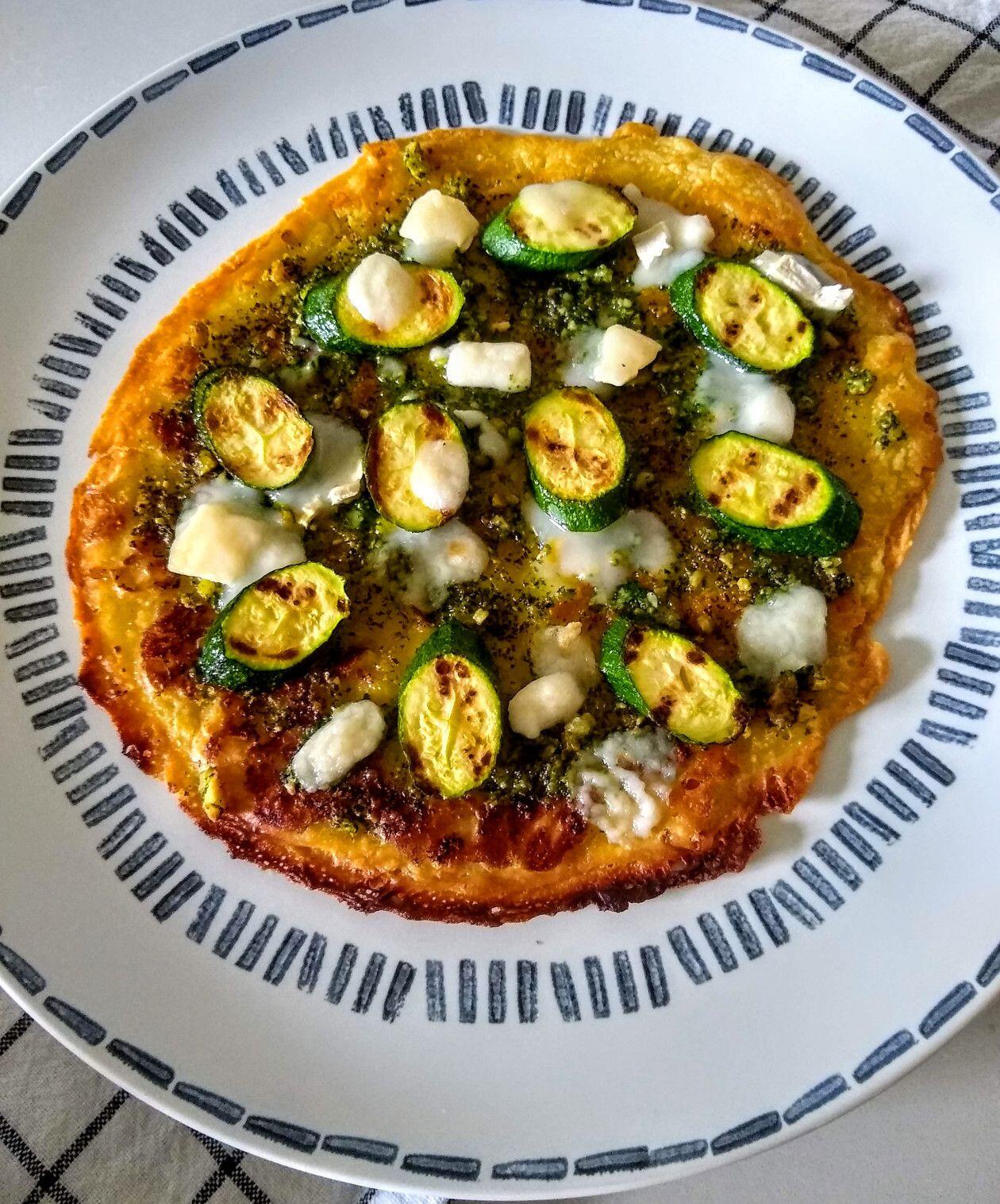 Socca Pizza Courgette Gluten-Free