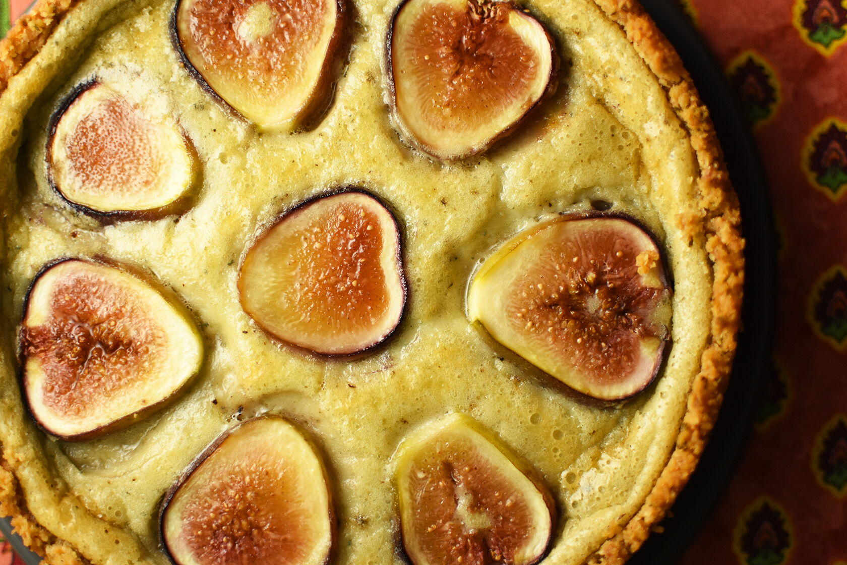 Blue Cheese Fig Tart