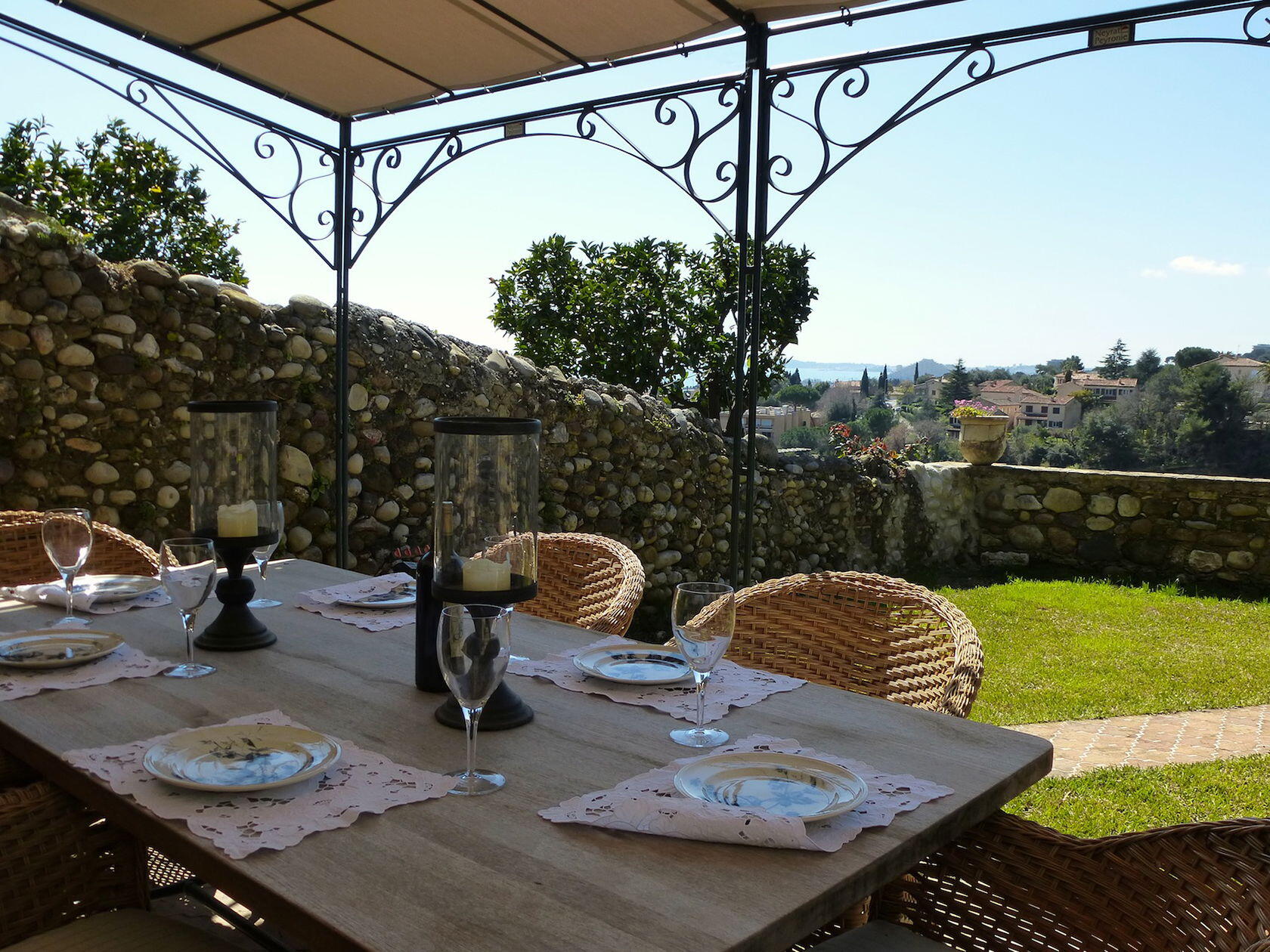 Culinary Adventure Provence Grande Vue garden haut de cagnes
