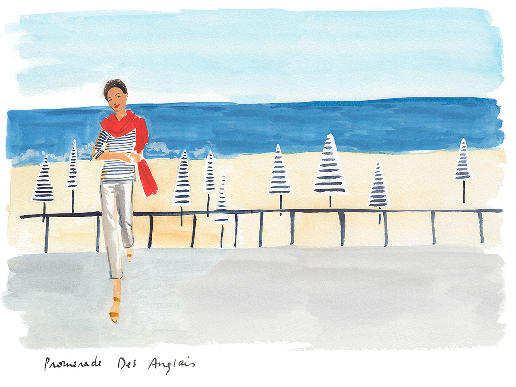 Virginia Johnson's Travels French Riviera Nice promenade