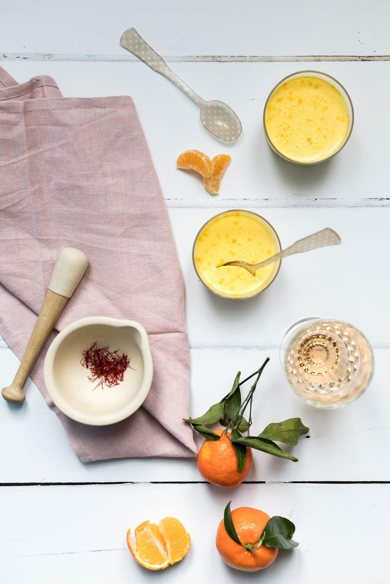 Saffron Panna Cotta Recipe