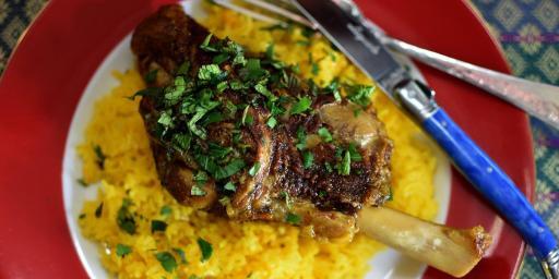 Persian-spiced Lamb Shanks