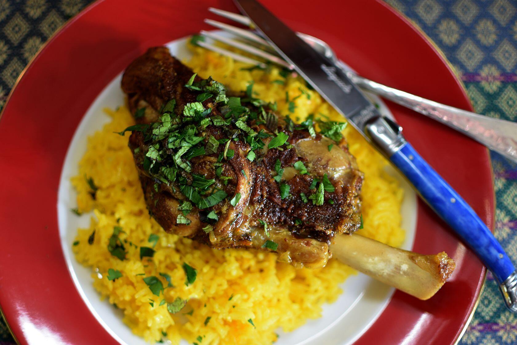 Persian-spiced Lamb Shanks