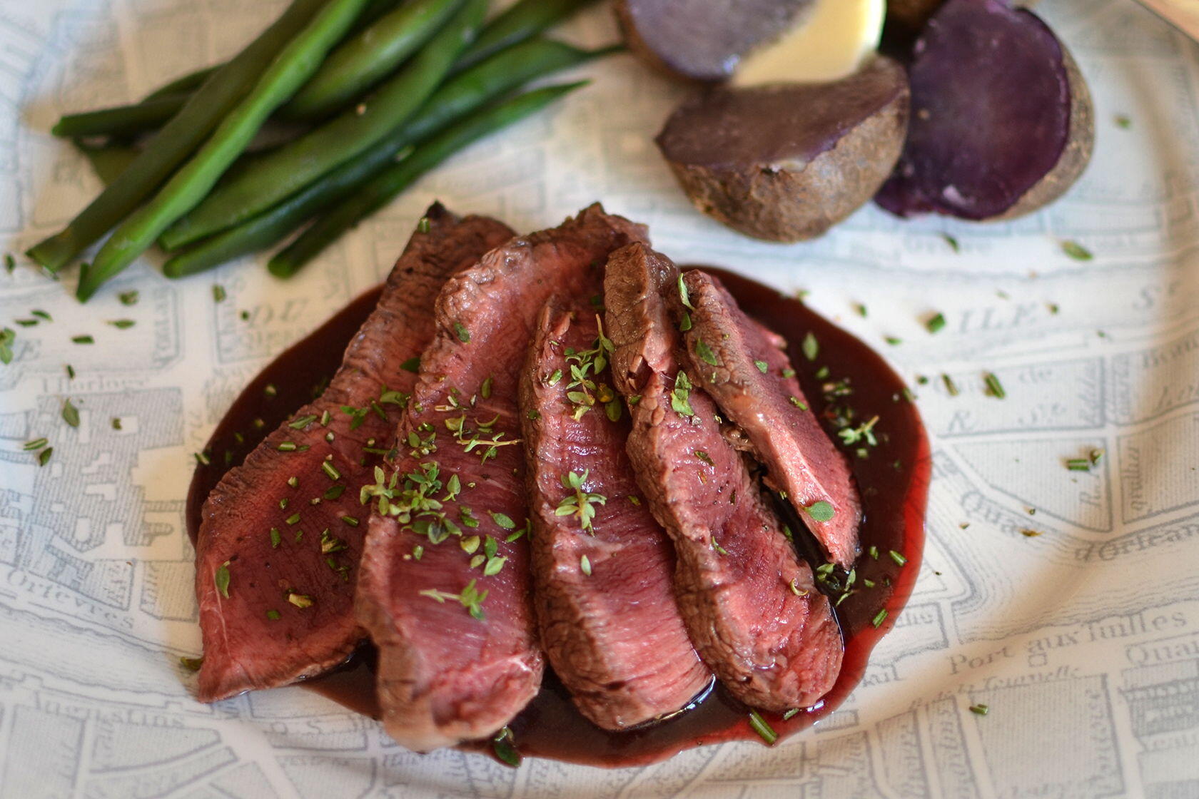 Easy Filet Mignon with Bordelaise Sauce for Two Perfectly Provence