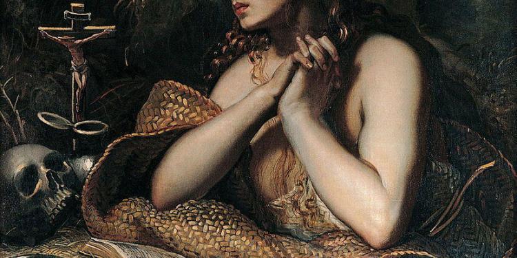 Mary Magdalene Provence Tintoretto public domain