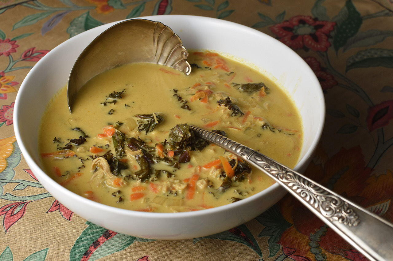 Coconut Curry Chicken Soup