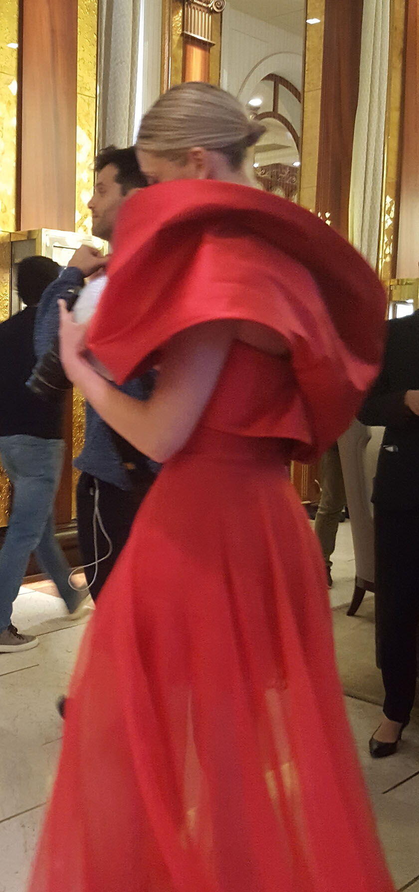 Cannes Film Festival Actress in RED GOWN Cannes 2019