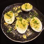 Mimosa Deviled Eggs