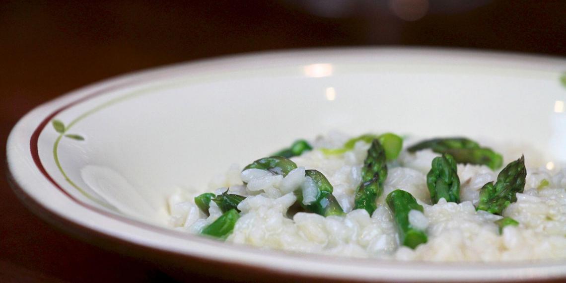 Asparagus Risotto a Recipe to Share with Friends - Perfectly Provence