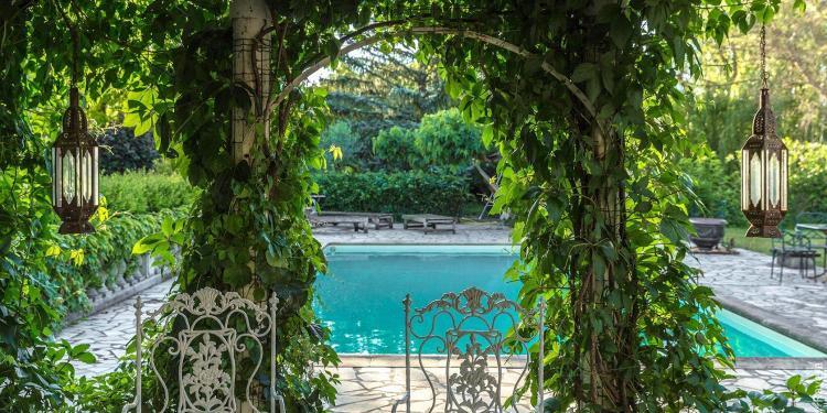 Pool time at Rhone Retreat