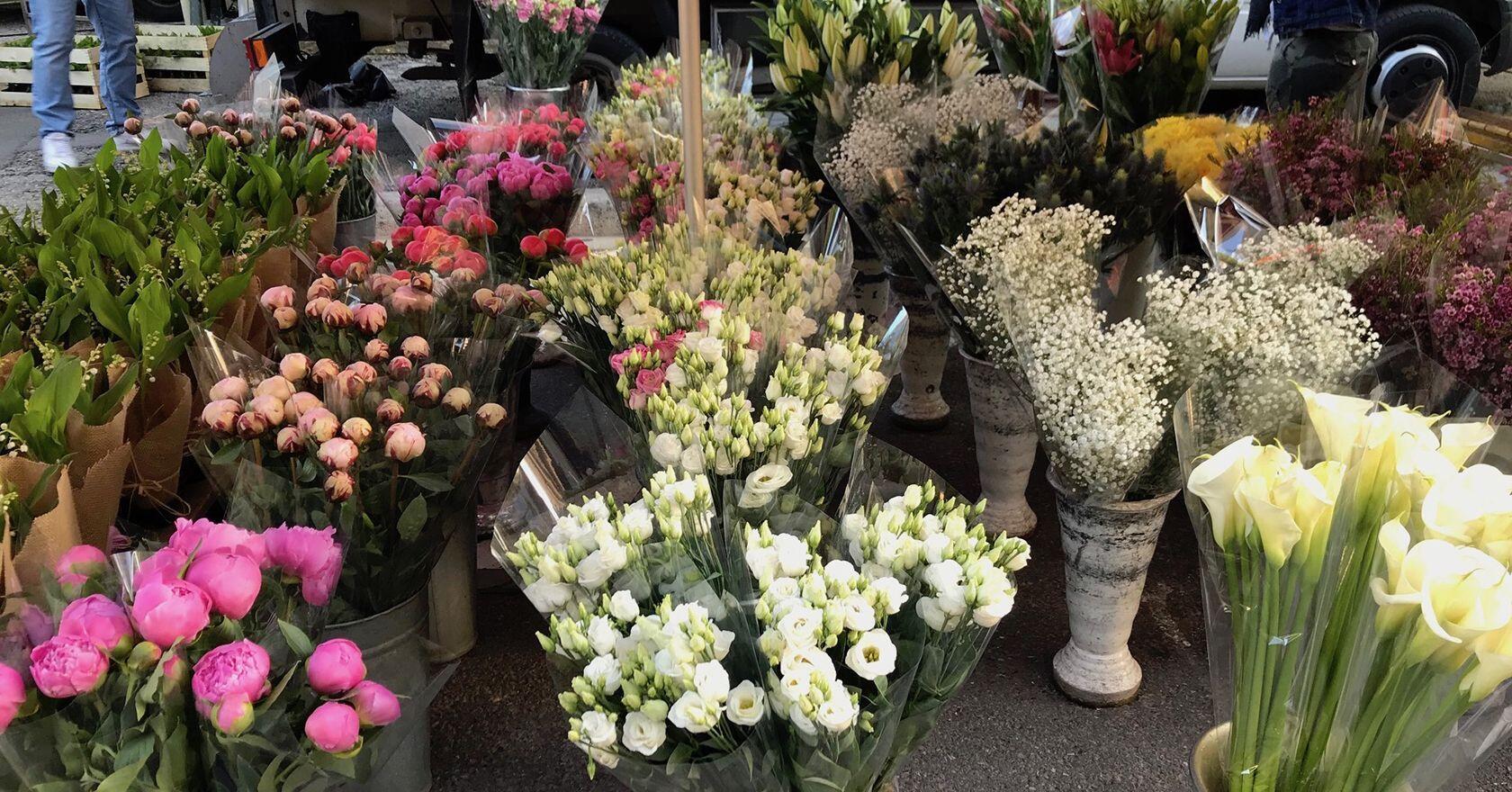 St Remy Market flowers