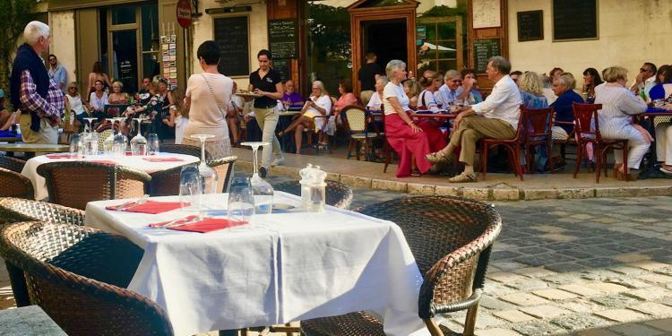 Cafe Gaby Lourmarin Fridays Market Day