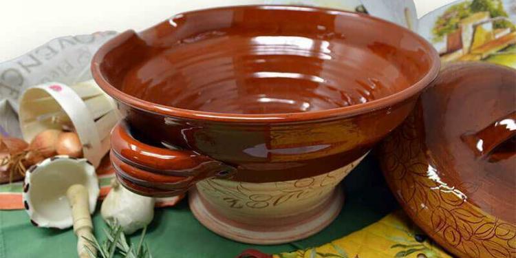 Vallauris Pottery French Riviera Tian Dish