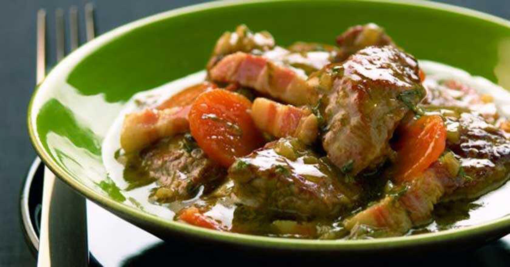 Provencal Daube Lamb Stew Côte du Rhône Wine