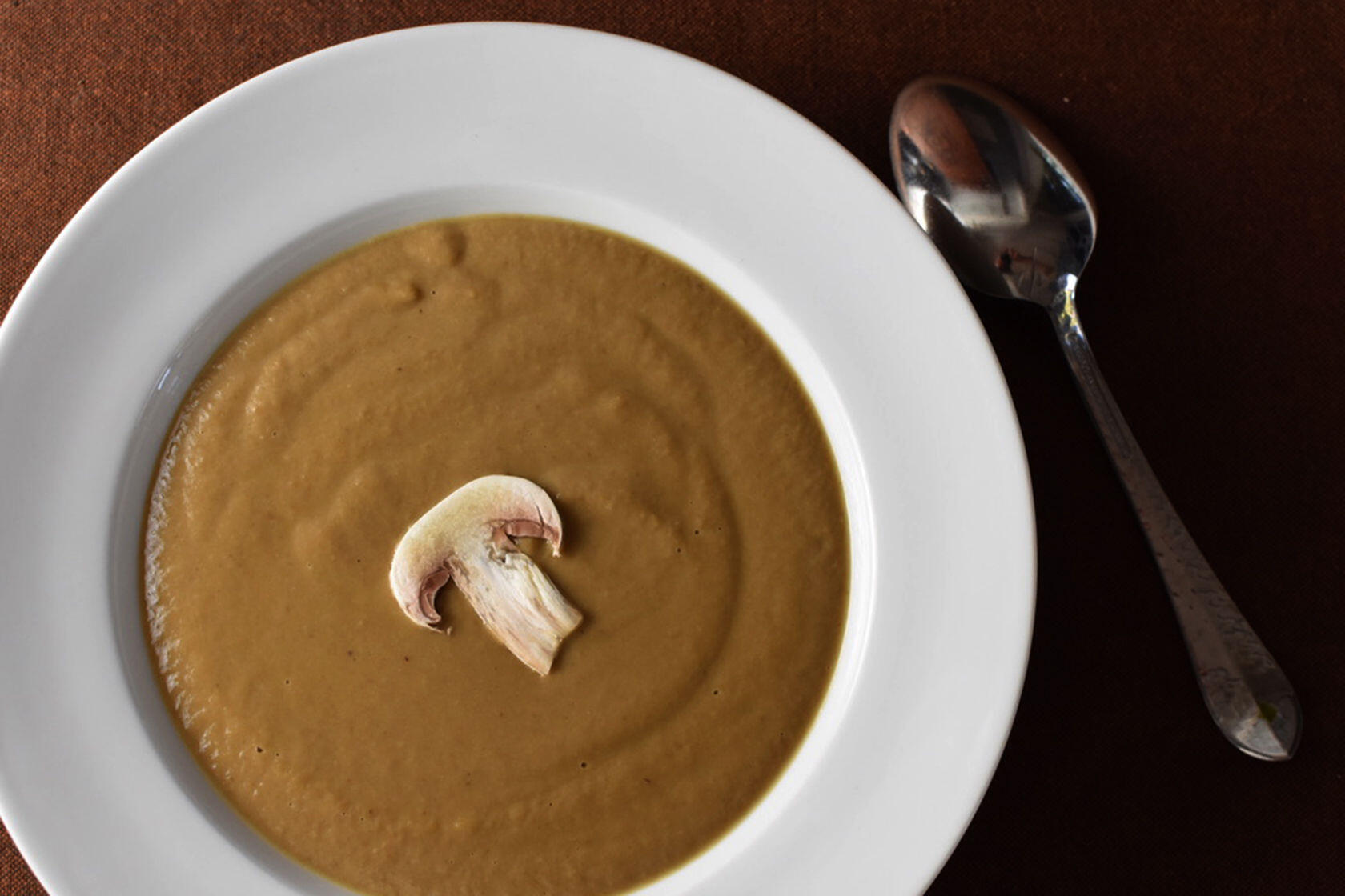 Creamy Mushroom Chestnut Soup