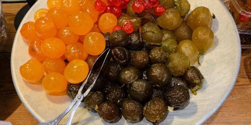 Candied fruits at Lilimand Confiseur at L'Isle-sur-la-Sorgue