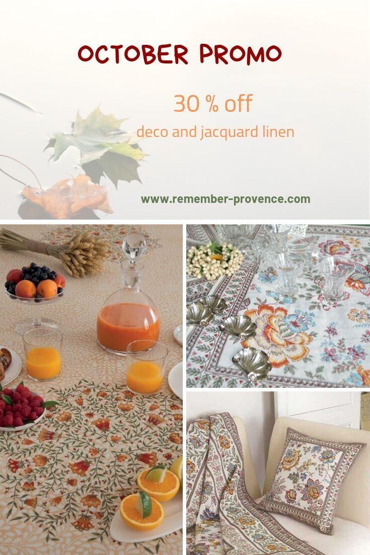 October Sale Jacquard Fabrics Provence