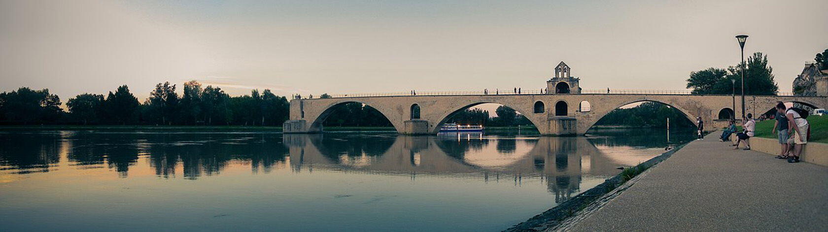 Pont d'Avignon Rhône River Pixabay