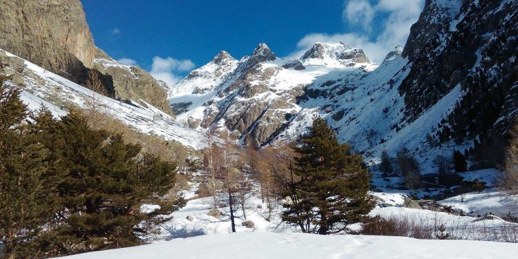 Beautiful Mercantour in Winter