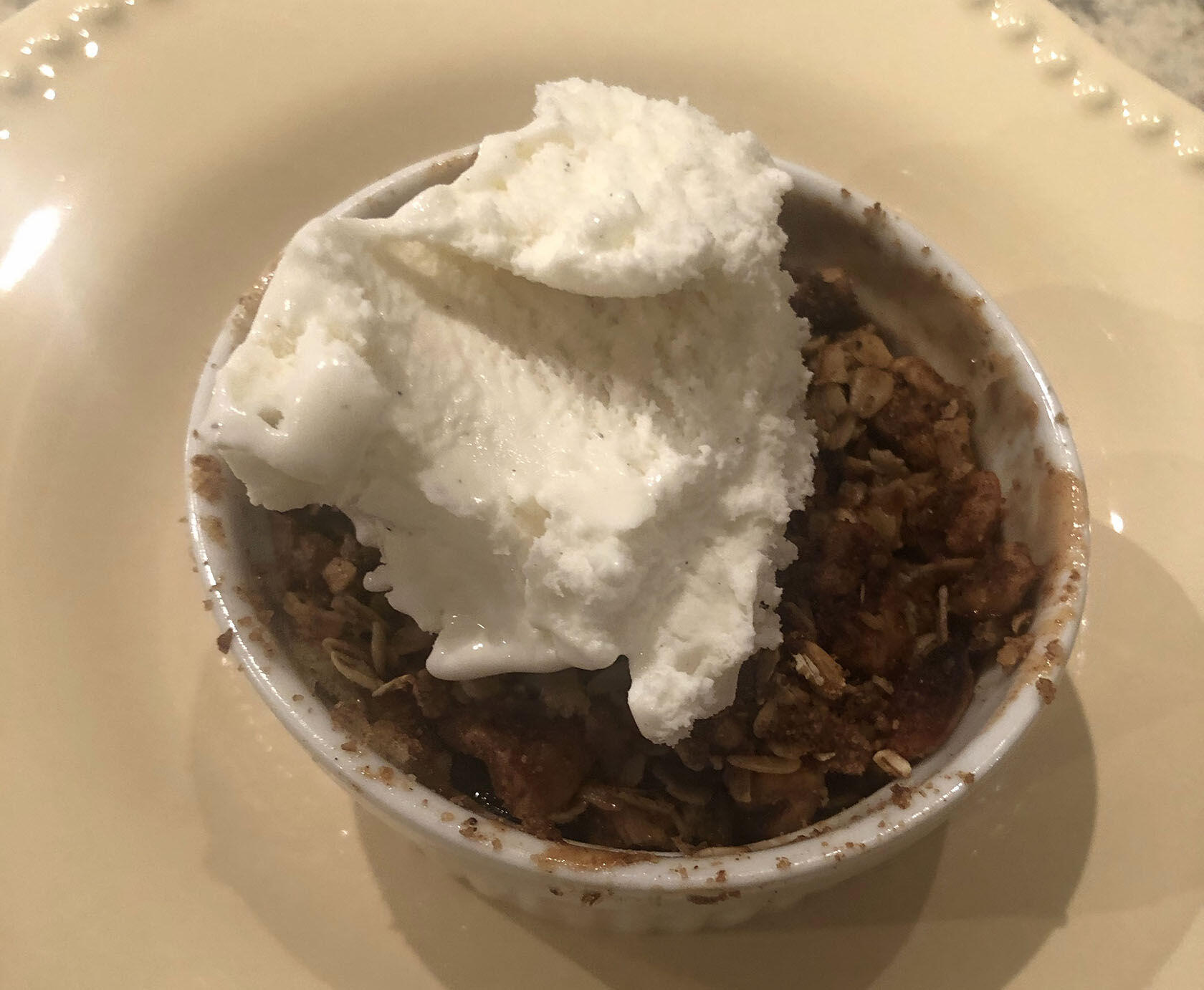 Easy Apple Crumble Dessert