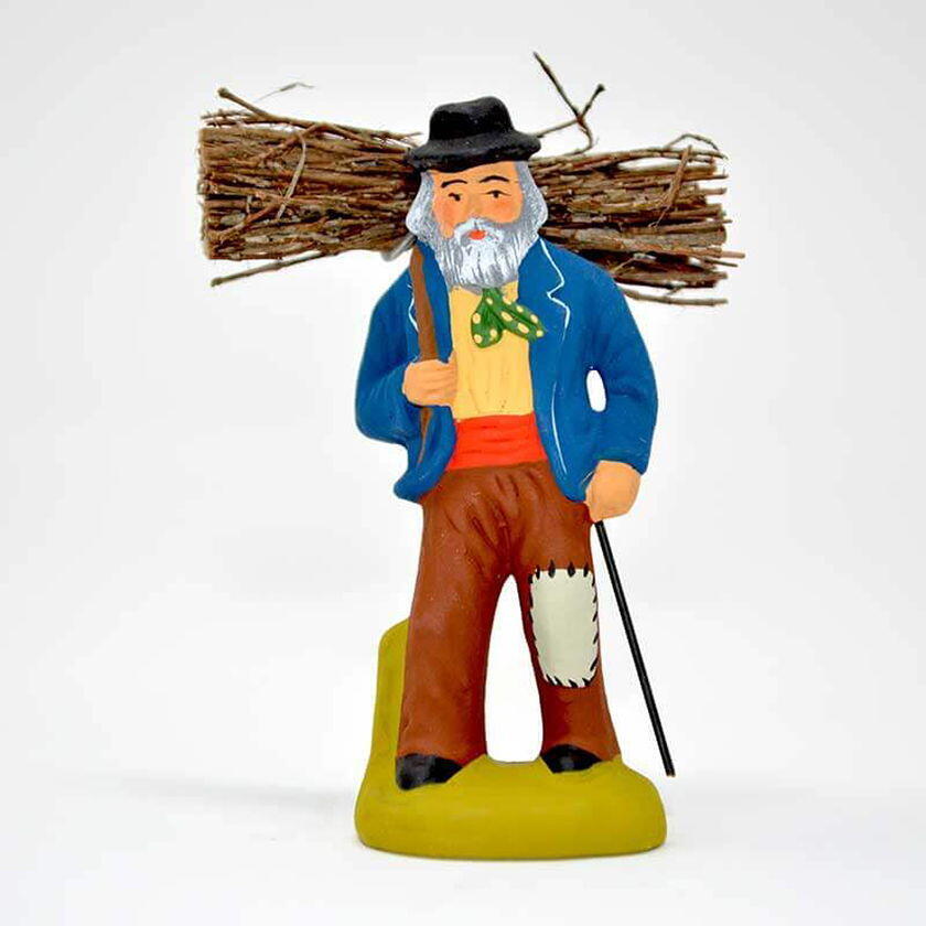 Santons Christmas Provence Firewood Collector