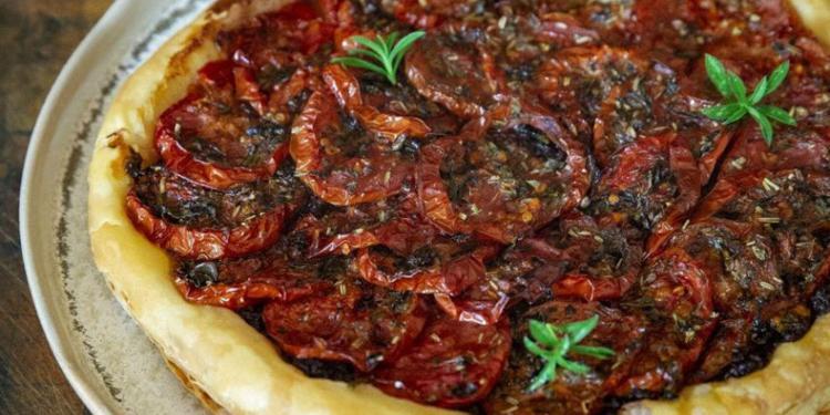 Tomato Tart Confit Tomatoes