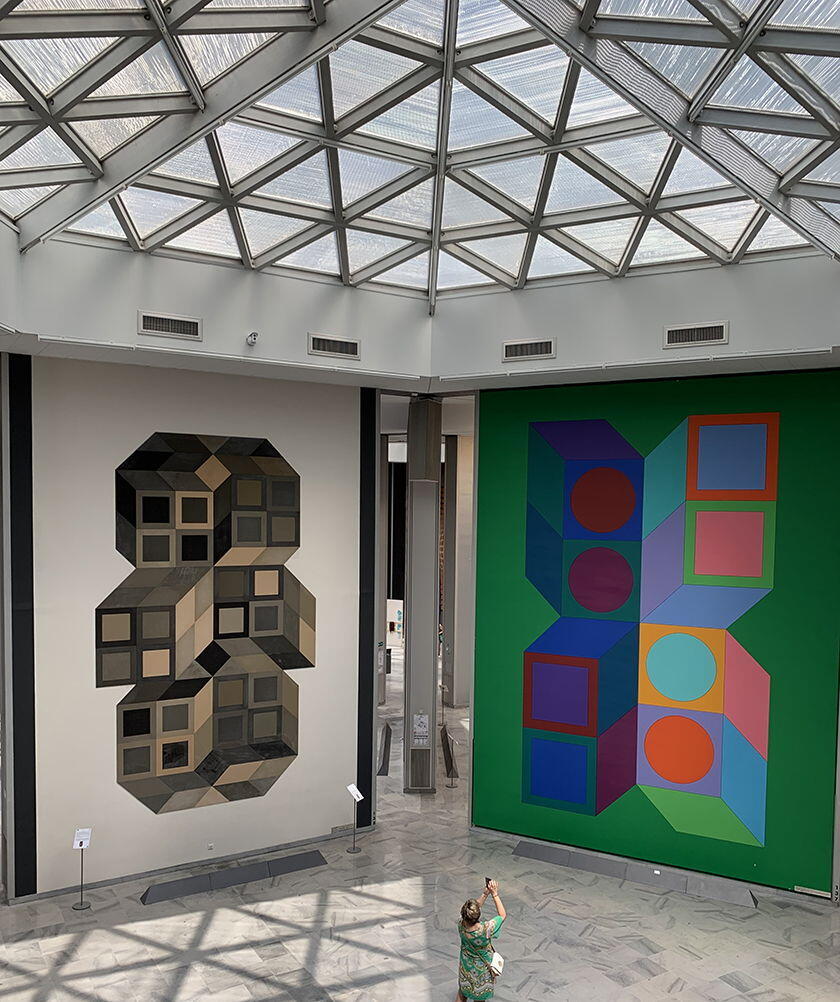 Fondation Vasarely Aix-en-Provence Huge Works