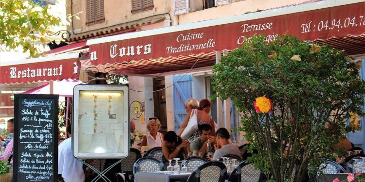 Restaurant du Cours Provencal Village Life Cotignac