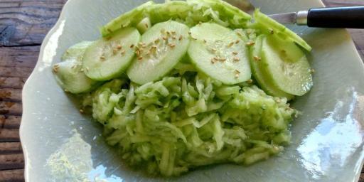 Sweet Moroccan Cucumber Salad