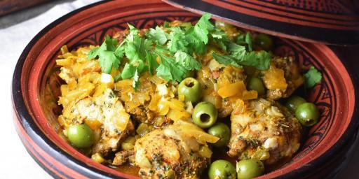 Recipe Chicken Tagine Green Olives and Preserved Lemon