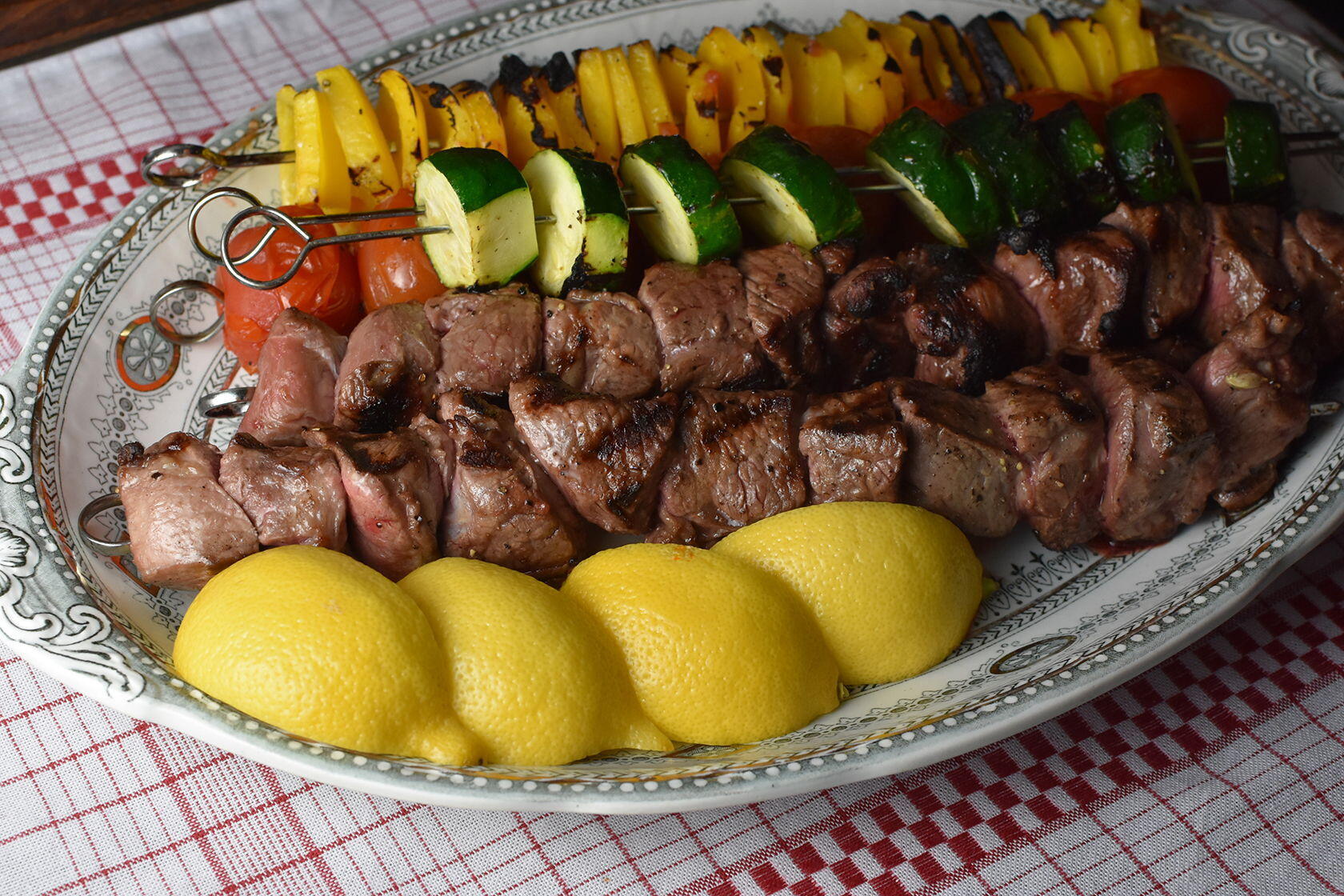 Easy Grilled Lamb Kebabs - Perfectly Provence