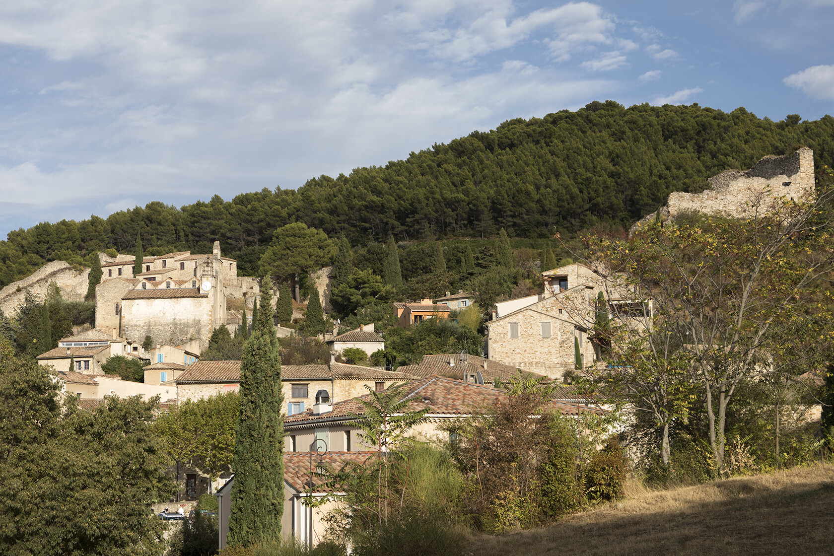 Côtes-du-Rhône Wine Village of Gigondas in the Vaucluse