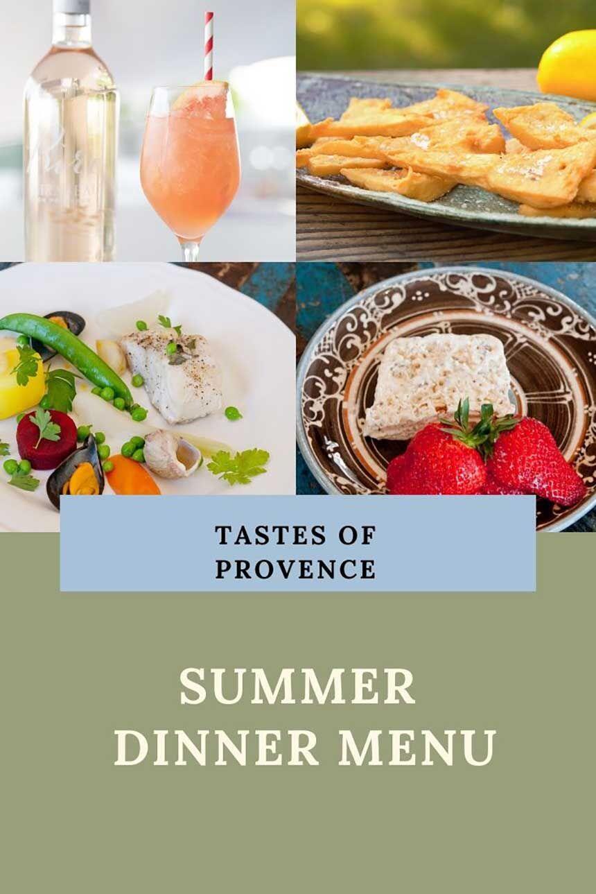 Summer Menu from Provence