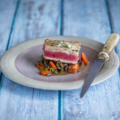 Seared Tuna Sorrel Provencal style