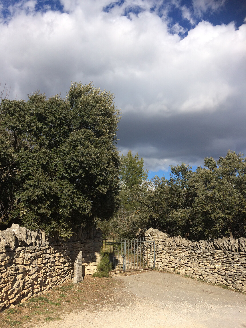 Storm clouds in Provence