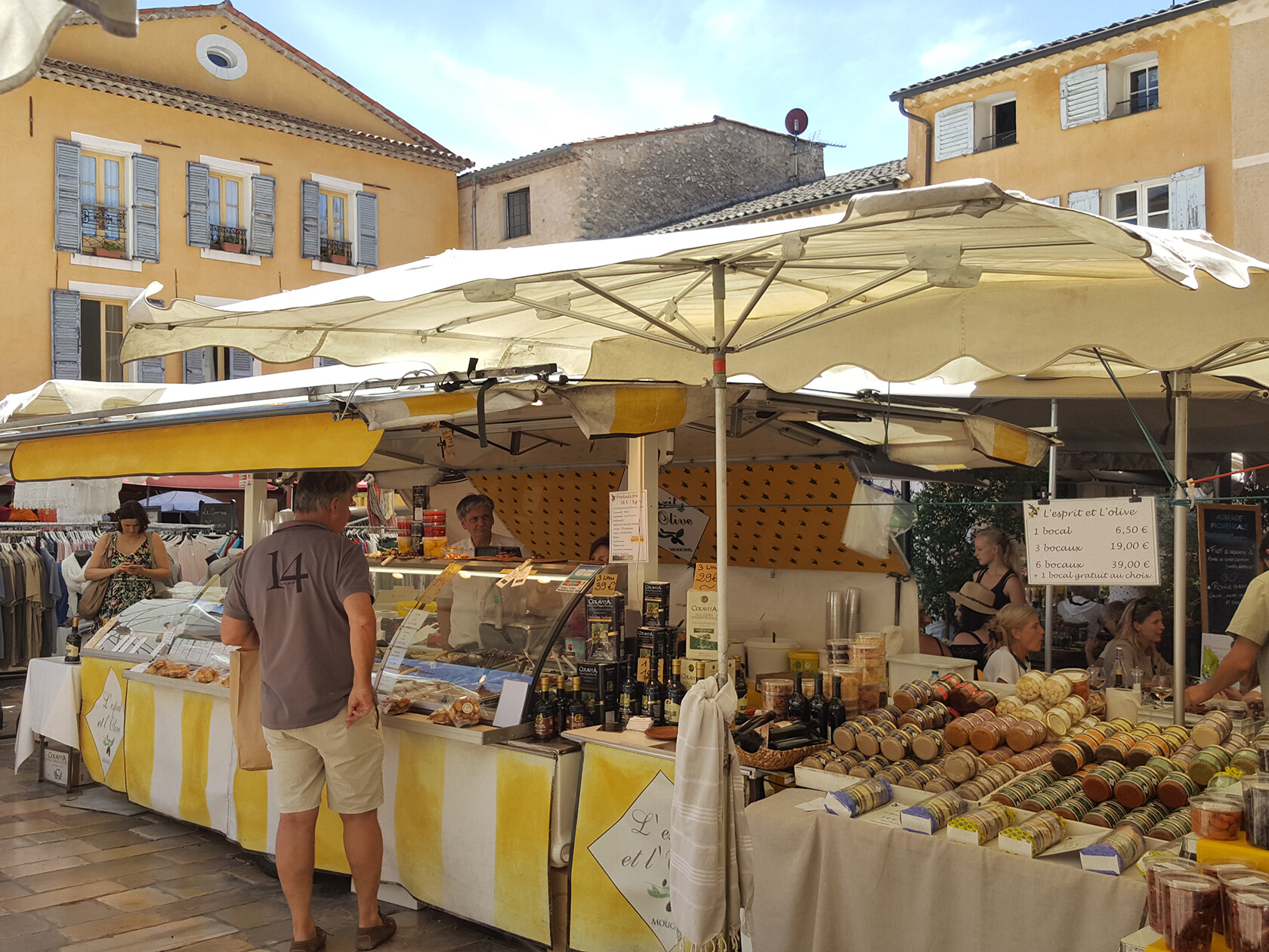Valbonne weekly market French Riviera