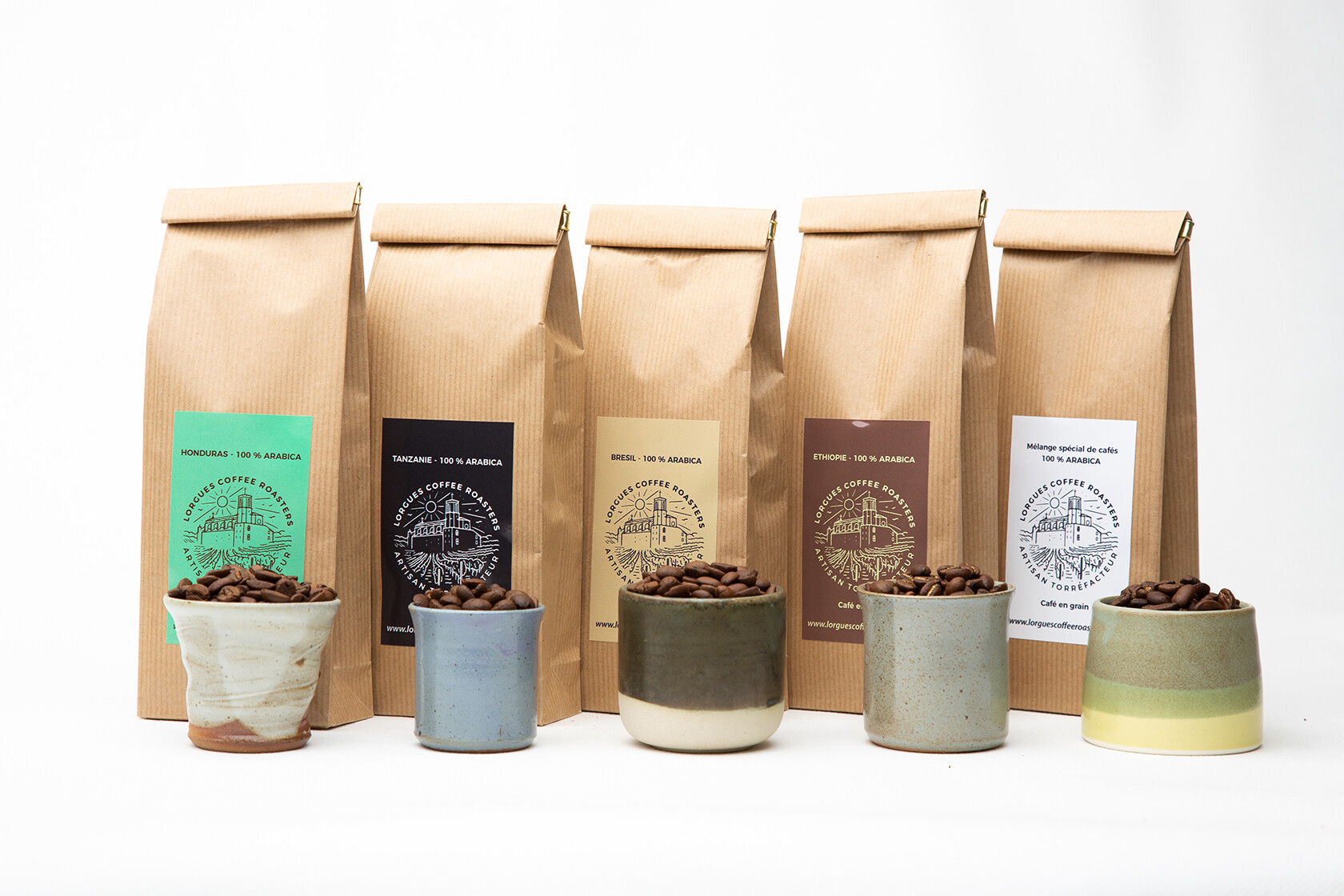 Lorgues Coffee Roasters Provence Range of Coffees