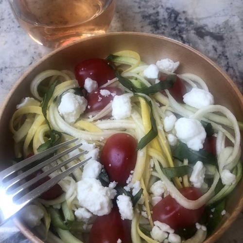 Quick Summer Salad Zucchini Recipe