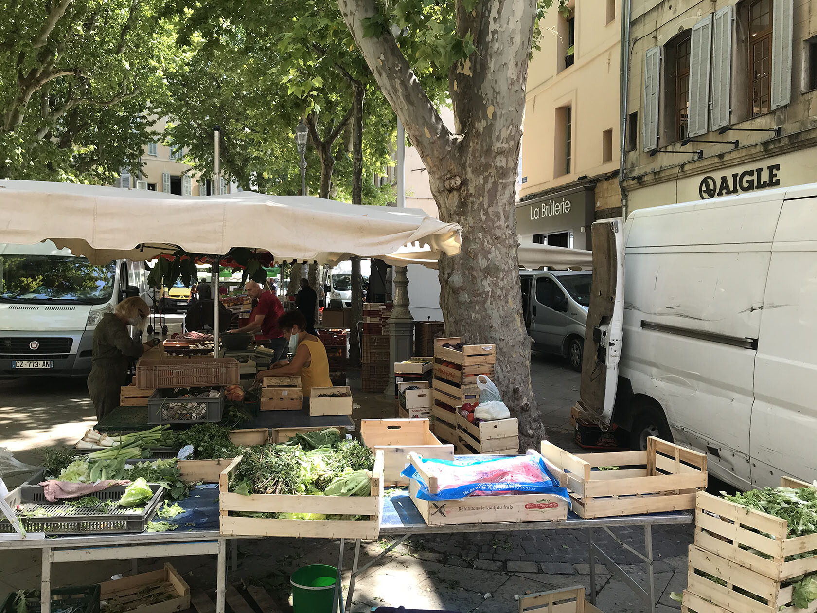 Place Richelme daily market Aix