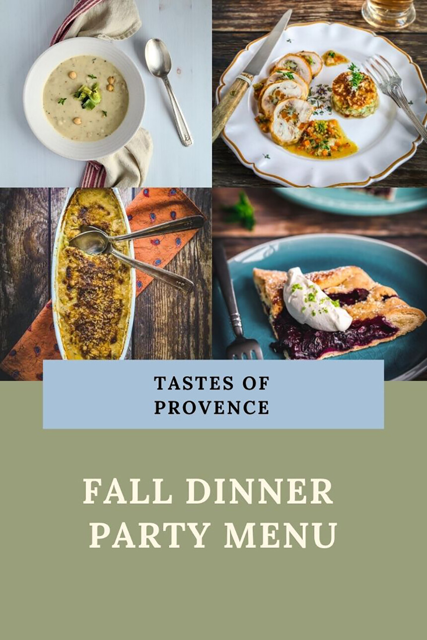 Provence Fall Dinner Party Menu