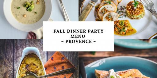 Fall Dinner Party Menu from Provence