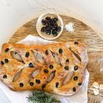 Fougasse with Sweet Onions, Olives and Anchovies