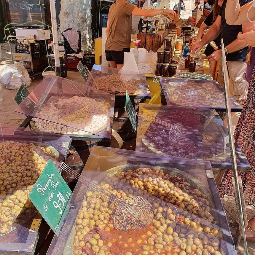 Food Markets Aix-en-Provence Olives