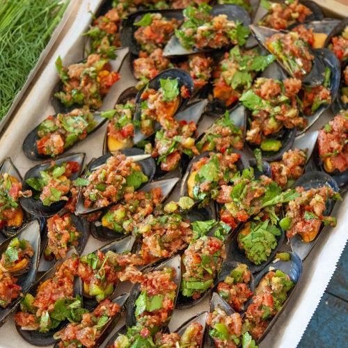 Steamed Mussels Provencal Flavours