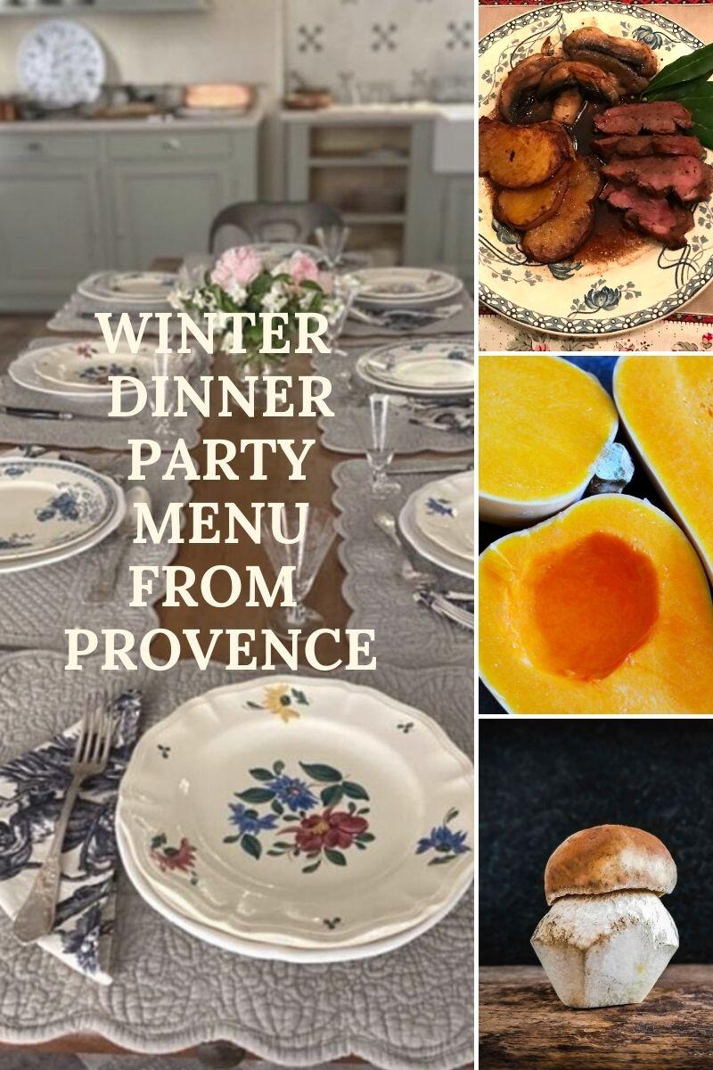 Winter Menu from Provence 2021