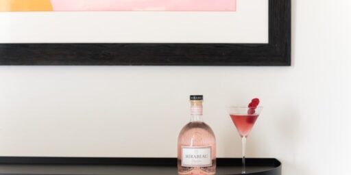 Raspberry Chambord Martini